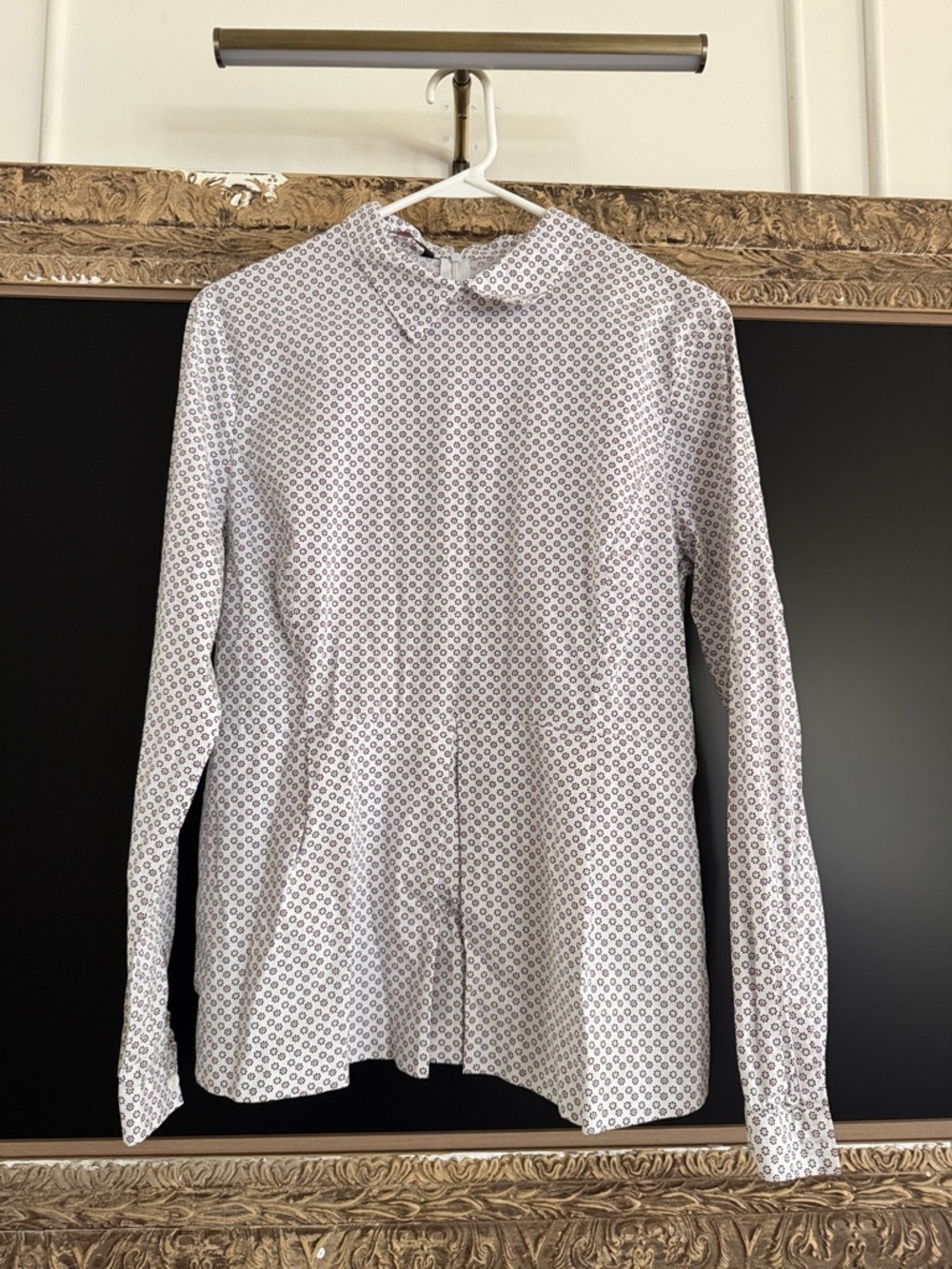 White Patterned Blouse